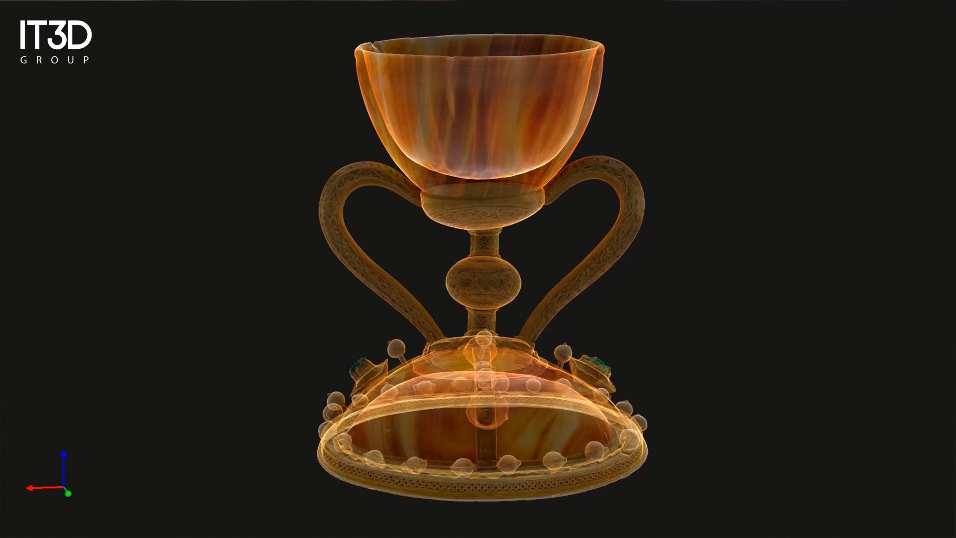 El santo cáliz de la catedral de valencia en realidad aumentada