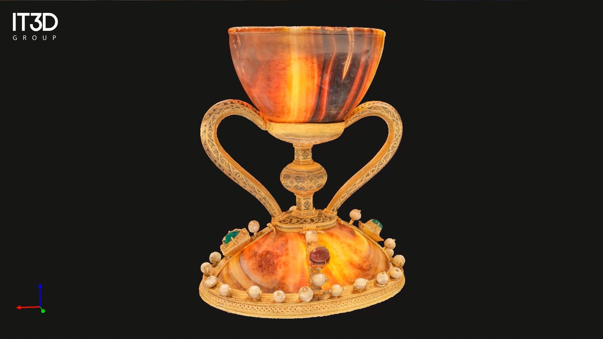 El santo cáliz de la catedral de valencia en realidad aumentada