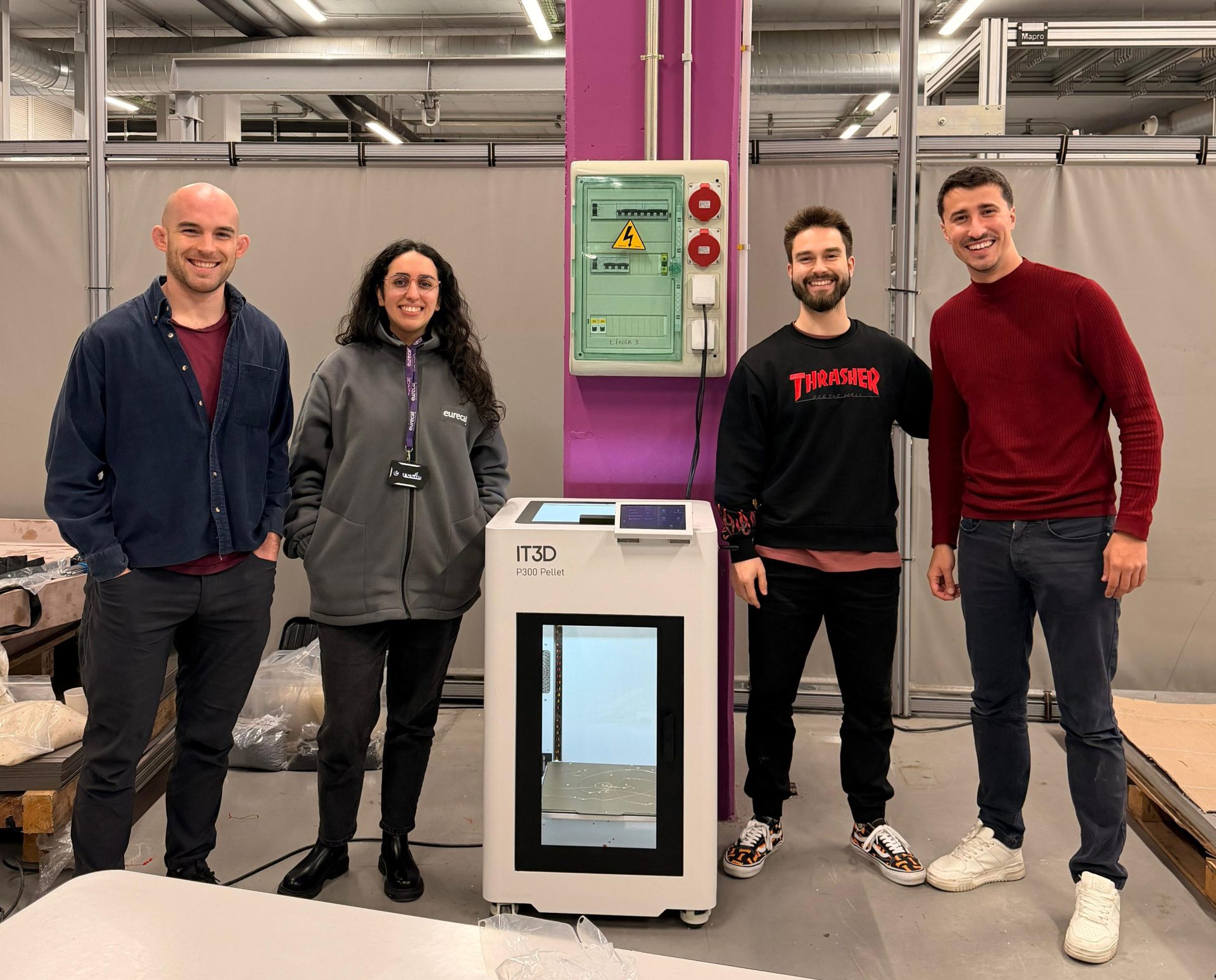 Eurecat incorpora la impresora it3d p300 pellet para trabajar con materiales avanzados