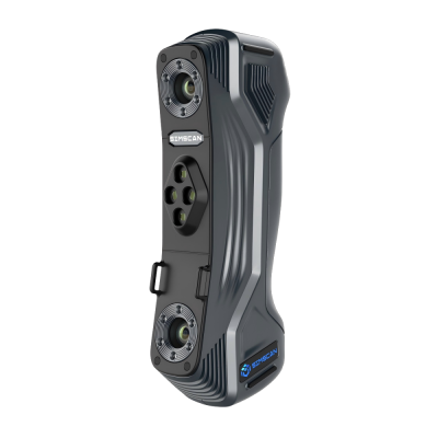 Escáner 3D portátil Scanology SIMSCAN Gen2, vista frontal ligeramente inclinada